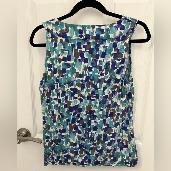 Ann Taylor Multicolor Abstract Tank Top - Picture 5 of 6